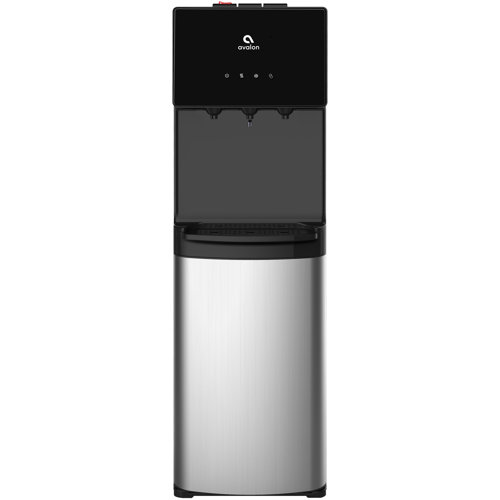 Avalon Silver Freestanding Bottom Loading Electric Water Cooler with